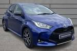 2022 Toyota Yaris Hatchback 1.5 Hybrid Dynamic 5dr CVT in Galactic Blue at Listers Toyota Bristol (South)