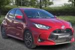 2021 Toyota Yaris Hatchback 1.5 Hybrid Design 5dr CVT in Red at Listers Toyota Boston