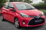 2014 Toyota Yaris Hatchback 1.5 Hybrid Icon 5dr CVT in Red at Listers Toyota Boston