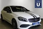 2017 Mercedes-Benz A Class Hatchback A200 AMG Line Executive 5dr Auto in Solid - Polar white at Listers U Hereford