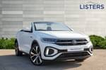 2023 Volkswagen T-Roc Cabriolet 1.5 TSI R-Line 2dr DSG in Pure White at Listers Volkswagen Loughborough