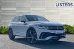 2022 Volkswagen Tiguan Estate 2.0 TSI 245 4Motion R-Line 5dr DSG in Pure White at Listers Volkswagen Loughborough