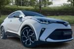 2022 Toyota C-HR Hatchback 1.8 Hybrid Design 5dr CVT in White at Listers Toyota Coventry