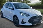 2022 Toyota Yaris Hatchback 1.5 Hybrid Design 5dr CVT in White at Listers Toyota Coventry