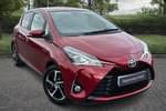 2019 Toyota Yaris Hatchback 1.5 Hybrid Excel 5dr CVT in Red at Listers Toyota Coventry