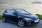 2022 Volkswagen Polo Hatchback 1.0 TSI R-Line 5dr DSG in Deep Black at Listers Volkswagen Worcester