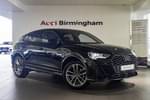 2023 Audi Q3 Sportback 35 TFSI Black Edition 5dr S Tronic in Mythos black, metallic at Birmingham Audi