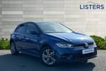 2022 Volkswagen Polo Hatchback 1.0 TSI R-Line 5dr in Reef Blue at Listers Volkswagen Worcester