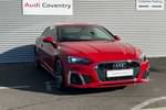 2025 Audi A5 Diesel Coupe 35 TDI S Line 2dr S Tronic in Progressive Red Metallic at Coventry Audi