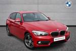 2018 BMW 1 Series Hatchback 118i (1.5) Sport 5dr (Nav/Servotronic) in Melbourne Red at Listers Boston (BMW)