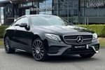 2019 Mercedes-Benz E Class Coupe E450 4Matic AMG Line Premium Plus 2dr 9G-Tronic in obsidian black metallic at Mercedes-Benz of Lincoln