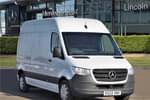 2022 Mercedes-Benz Sprinter 315CDI L2 Diesel FWD 3.5t H1 Premium Van in Solid - Arctic white at Mercedes-Benz of Lincoln Vans