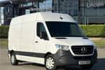 2022 Mercedes-Benz Sprinter 315CDI L2 Diesel FWD 3.5t H1 Premium Van in Solid - Arctic white at Mercedes-Benz of Lincoln Vans