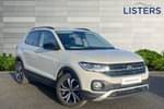 2022 Volkswagen T-Cross Estate 1.0 TSI 110 Black Edition 5dr in Ascot Grey at Listers Volkswagen Nuneaton