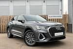 2022 Audi Q3 Sportback 35 TFSI S Line 5dr S Tronic in Daytona Grey Pearlescent at Worcester Audi