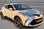 2021 Toyota C-HR Hatchback 1.8 Hybrid Design 5dr CVT in white pearl at Listers Toyota Bristol (South)