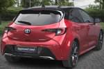 Image two of this 2023 Toyota Corolla Hatchback 2.0 Hybrid Excel 5dr CVT in Red at Listers Toyota Cheltenham