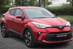 2023 Toyota C-HR Hatchback 2.0 Hybrid Design 5dr CVT in Red at Listers Toyota Cheltenham