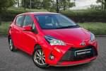 2019 Toyota Yaris Hatchback 1.0 (72) VVT-i Icon 5dr in Red at Listers Toyota Lincoln