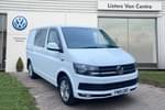 2019 Volkswagen Transporter T32 SWB Diesel 2.0 TDI BMT 150 Highline Kombi Van DSG in White at Listers Volkswagen Van Centre Coventry