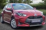 2021 Toyota Yaris Hatchback 1.5 Hybrid Icon 5dr CVT in Red at Listers Toyota Nuneaton