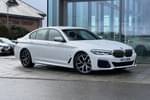 2022 BMW 5 Series Diesel Saloon 520d MHT M Sport 4dr Step Auto in Alpine White at Listers King's Lynn (BMW)