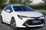 2021 Toyota Corolla Hatchback 2.0 VVT-i Hybrid Design 5dr CVT in White at Listers Toyota Nuneaton