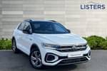 2025 Volkswagen T-Roc Hatchback 1.5 TSI R-Line 5dr DSG in Pure white at Listers Volkswagen Nuneaton