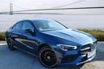 2023 Mercedes-Benz CLA Coupe 250e AMG Line Premium + Night Ed 4dr Tip Auto in denim blue metallic at Mercedes-Benz of Hull