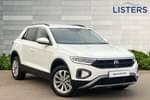 2025 Volkswagen T-Roc Hatchback 1.5 TSI Match 5dr DSG in Pure White at Listers Volkswagen Loughborough