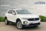 2025 Volkswagen T-Roc Hatchback 1.5 TSI Match 5dr DSG in Pure White at Listers Volkswagen Loughborough