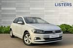 2019 Volkswagen Polo Hatchback Special Editions 1.0 EVO SE Tech Edition 5dr in White Silver at Listers Volkswagen Loughborough