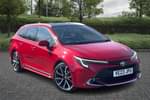 2023 Toyota Corolla Touring Sport 1.8 Hybrid Excel 5dr CVT in Red at Listers Toyota Stratford-upon-Avon