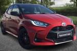 2022 Toyota Yaris Hatchback 1.5 Hybrid Dynamic 5dr CVT (Bi-tone) in Red at Listers Toyota Grantham