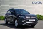 2019 Volkswagen T-Cross Estate 1.0 TSI 115 SE 5dr in Deep black at Listers Volkswagen Stratford-upon-Avon