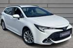 2024 Toyota Corolla Touring Sport 1.8 Hybrid Icon 5dr CVT in pure white at Listers Toyota Bristol (South)