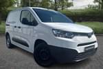2022 Toyota Proace City L1 Diesel 1.5D 100 Active Van (6 Speed) in White at Listers Toyota Grantham