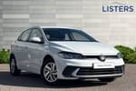 2022 Volkswagen Polo Hatchback 1.0 TSI Life 5dr in Pure White at Listers Volkswagen Loughborough