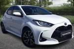 Toyota Yaris Hatchback 1.5 Hybrid Design 5dr CVT in White at Listers Toyota Grantham