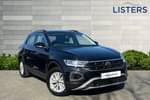 2024 Volkswagen T-Roc Hatchback 1.0 TSI Life 5dr in Deep Black Pearl Effect at Listers Volkswagen Evesham