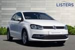 2017 Volkswagen Polo Hatchback 1.2 TSI Match Edition 3dr in Pure white at Listers Volkswagen Stratford-upon-Avon