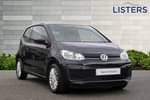 2018 Volkswagen Up Hatchback 1.0 Move Up 3dr in Deep black at Listers Volkswagen Stratford-upon-Avon
