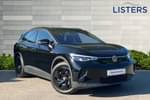 2025 Volkswagen ID.4 Estate 128kW Life Pro 77kWh 5dr Auto (135kW Ch) in Grenadilla Black at Listers Volkswagen Loughborough