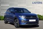 2022 Volkswagen T-Cross Estate 1.0 TSI 110 R-Line 5dr in Reef blue at Listers Volkswagen Stratford-upon-Avon