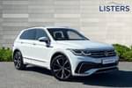 2022 Volkswagen Tiguan Diesel Estate 2.0 TDI R-Line 5dr DSG in Pure White at Listers Volkswagen Worcester