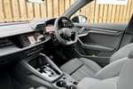 Image two of this 2025 Audi A3 Saloon 35 TFSI Black Edition 4dr S Tronic in Daytona Grey Pearl Effect at Worcester Audi