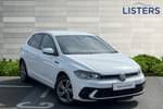 2022 Volkswagen Polo Hatchback 1.0 TSI R-Line 5dr in Pure white at Listers Volkswagen Nuneaton