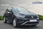 2022 Volkswagen T-Roc Hatchback 1.0 TSI Life 5dr in Deep black at Listers Volkswagen Stratford-upon-Avon
