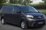 2023 Toyota Proace Medium Electric 100kW Icon 75kWh Van Auto (11kWCh) in Falcon Grey at Listers Toyota Cheltenham