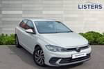 2023 Volkswagen Polo Hatchback 1.0 TSI Life 5dr in Ascot Grey at Listers Volkswagen Coventry